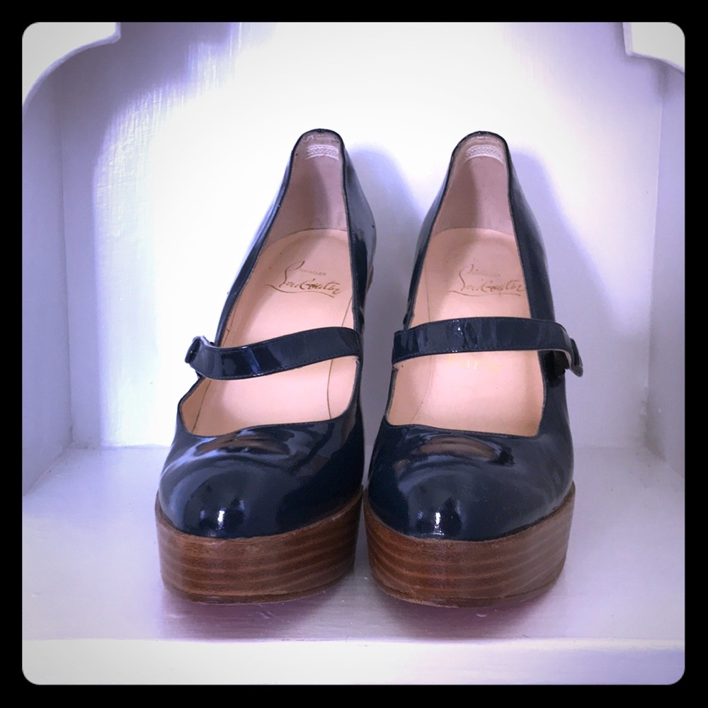 Vintage CHRISTIAN LOUBOUTIN Mary Jane Wedges.
